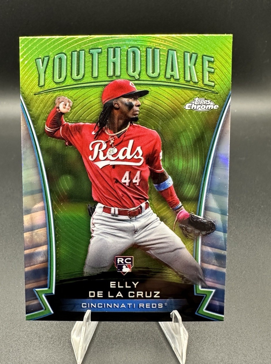 2024 Topps Chrome Elly De La Cruz Youthquake RC Rookie #YQ-1 Reds