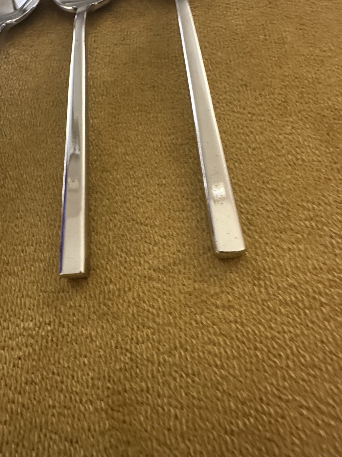 (5) TEASPOONS Cambridge Chop Conversation 18/10 Stainless **EXCELLENT** thumbnail 3