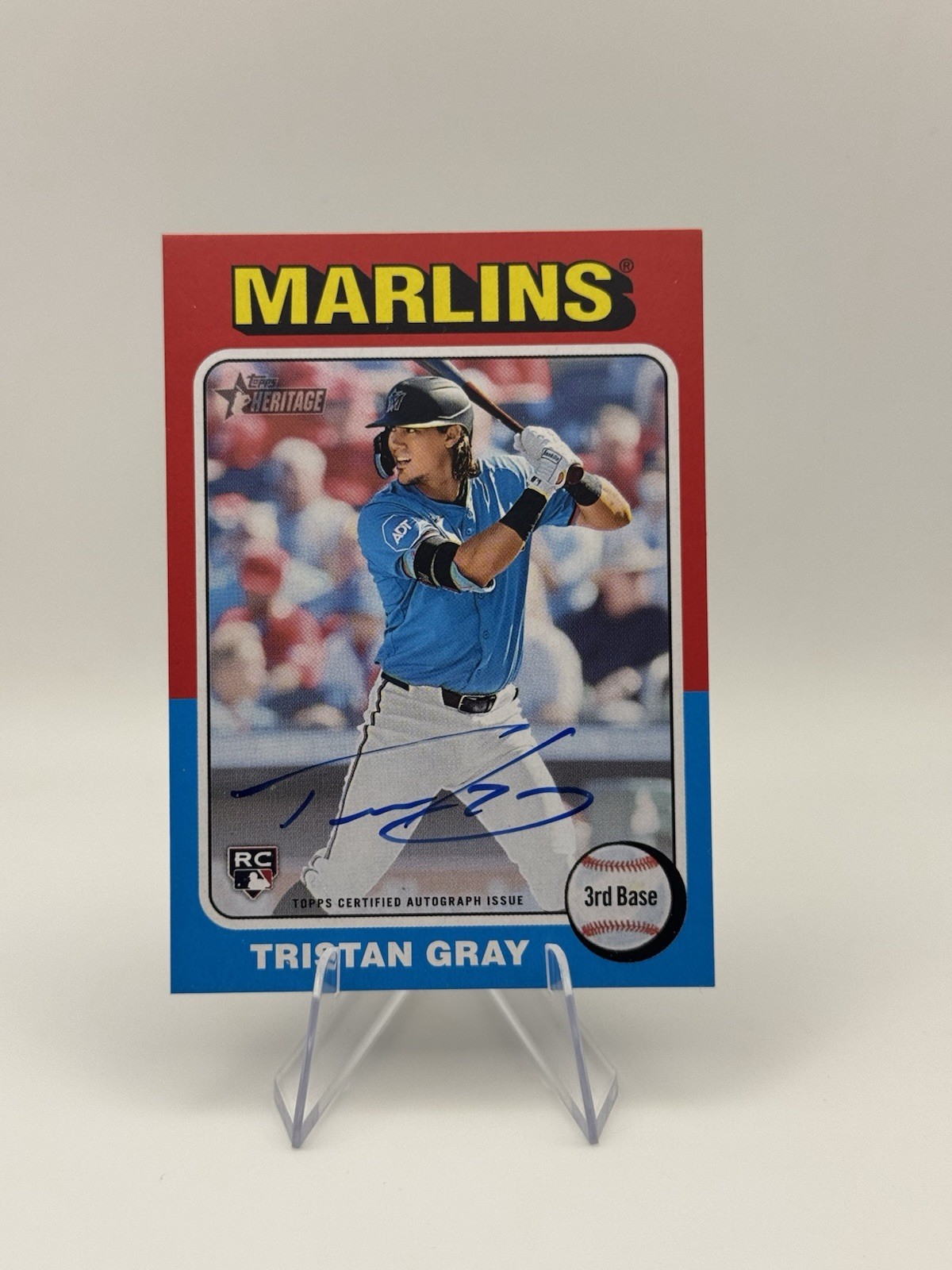 2024 Topps Heritage High Number - Real One Autographs Tristan Gray #ROA-TG