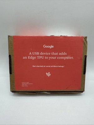 Google Coral USB ML AI Accelerator USB 3.0 Type-C (Frigate, Raspberry Pi, etc.)