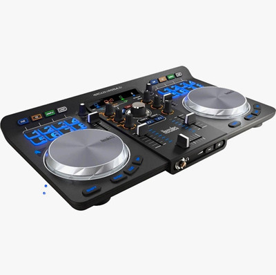 Hercules Universal DJ Bluetooth 2-Channel Double Deck Controller 16 Pads