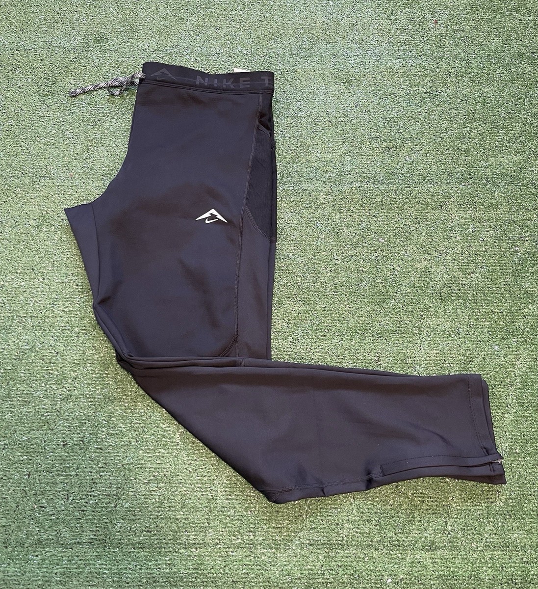 Nike Trail Lunar Ray Winterized Running Tights Black Men's Size XL