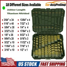 New HSS Drill Bit Set Titanium Coated 230Pcs/99Pcs Round Shank Drill Metal Steel