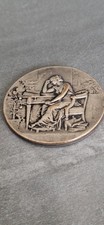 Medaille en bronze argenté signé Henri Dubois 1906