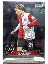 2024 Topps Stadium Club Chrome UEFA Leo Sauer RC Rookie #95
