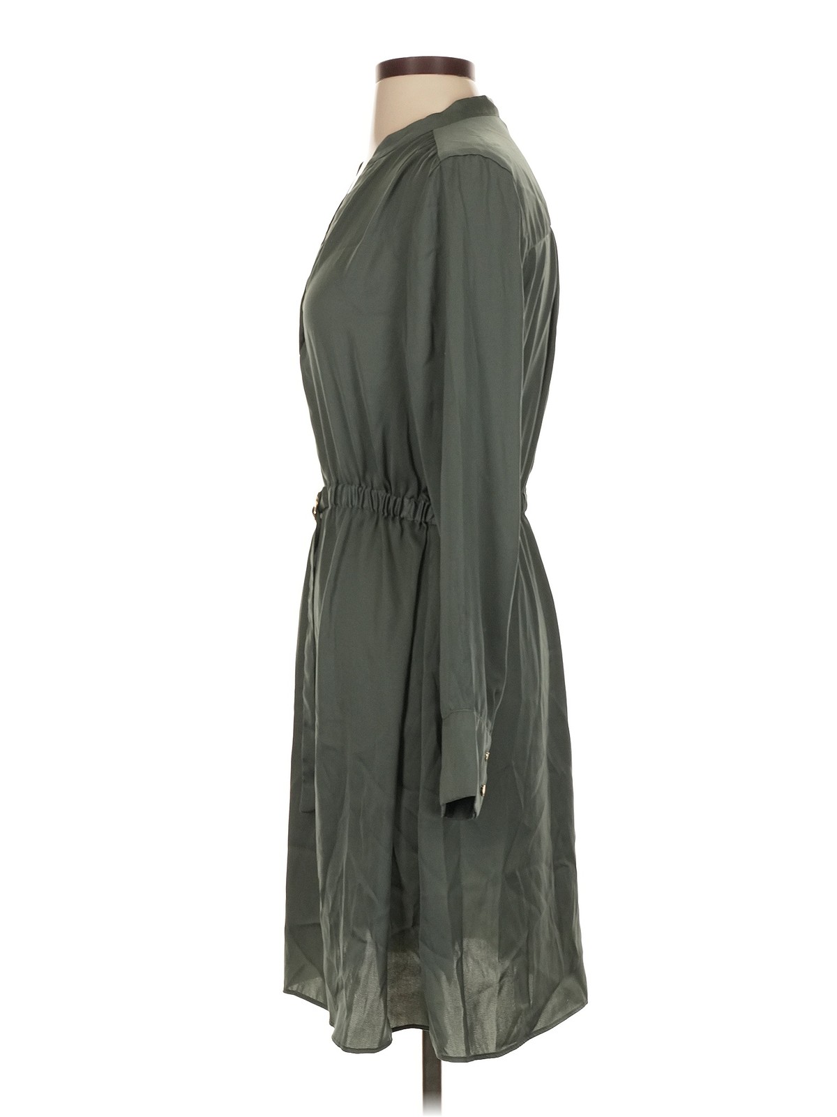 H&M Women Green Casual Dress S thumbnail 4