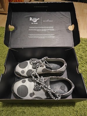 Dr. Martens 1461 Bex Smooth Black & White Polka Dot Leather Shoes 38