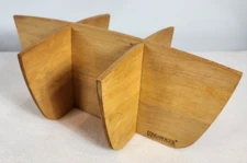 Longaberger Medium Chore Basket Six Way Woodcraft Dividers Set #50059  12.25"x7"