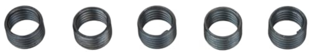 KS Tools 150.5076 Boccola Filettata M12x1,5 con Fascetta - Kit 5 Pezzi