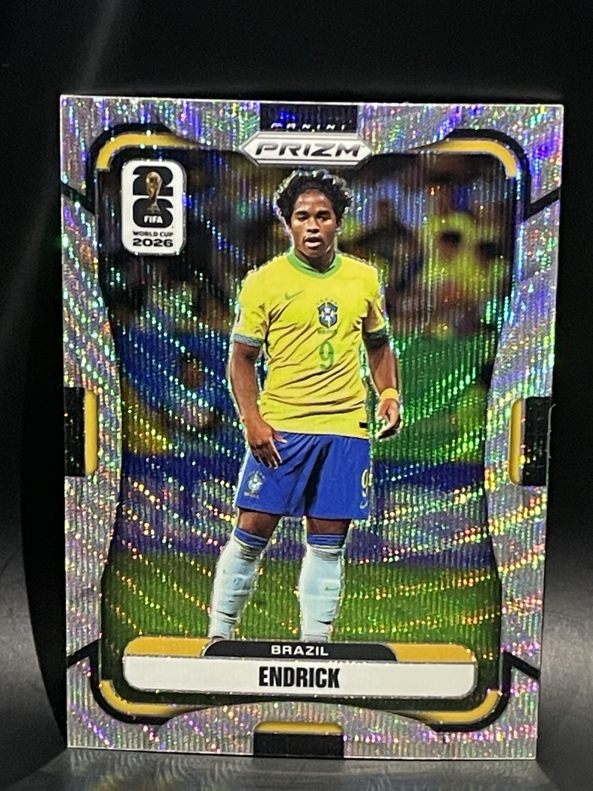 2026 Panini Prizm FIFA World Cup Endrick Silver Wave #92 BRAZIL
