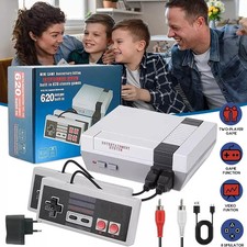 Retro Spielekonsole Classic mit 620 Spiele 2 Fernbedienungen TV Gamepads Kinder