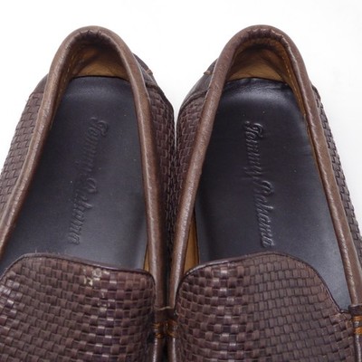 Tommy Bahama Naples Driver Shoes Mens Size 8 Brown Leather Slip On Loafers Tommy Bahama | Shoes | Tommy Bahama Naples Driver Woven  main image 4