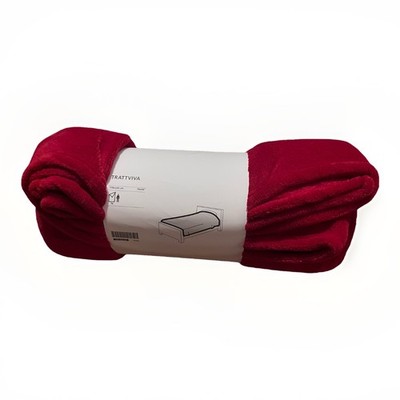 IKEA TRATTVIVA Bedspread, red, Twin/Full, 70'' X 98''