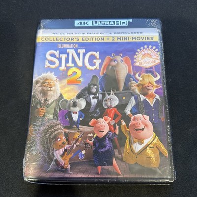 Sing 2 4K UHD Blu-ray Matthew McConaughey NEW
