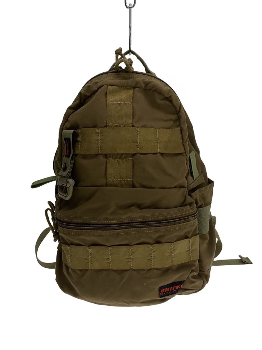 BRIEFING Backpack Nylon Camel Solid Color - image 1