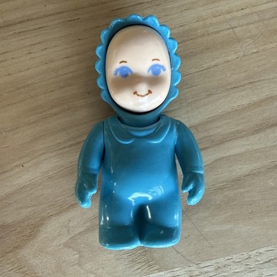 Little Tikes Dollhouse Aqua BLUE/TEAL BABY Figure Grand Mansion Infant
