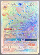 Pokémon Sun & Moon TCG Solgaleo GX 155/149 Holo Secret Rainbow Rare on eBay