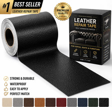 3"x60" Leather Repair Patch   Self Adhesive Tape for Couch, Car, Furniture-US  