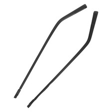 1 Pair Universal Fit Metal Glasses Temple Tips Replacement Durable Black
