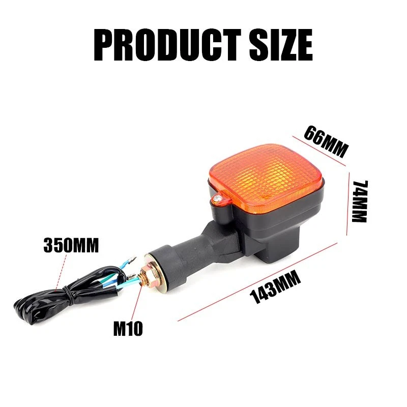 4X Font Rear Turn Signal Light Indicators for Honda CT110 Postie Bikes 1993-13 - Image 3 of 4