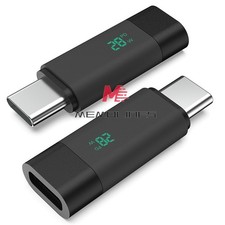99W Power Digital Display Type-C to Type-C Adapter Fast Charging Power D...