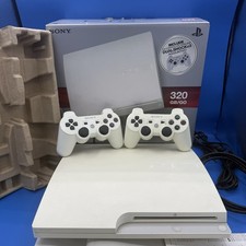 CONSOLE PS3 PlayStation 3 SLIM 320 GB SONY CLASSIC WHITE CON SCATOLA COMPLETA