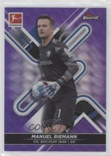 2021 Topps Finest Bundesliga Purple Wave Refractor /250 Manuel Riemann Rookie RC