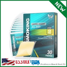 Nicotine Patches Step 2 Easy and Effective Helps Quit Smoking, 14 mg, 30 Patches