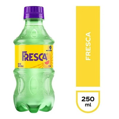 12 X FRESCA TORONJA AUTHENTIC MEXICAN SODA -12 BOTTLES  250 ml EA- FREE SHIPPING
