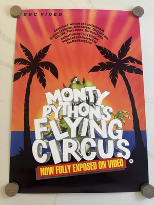 Monty Pythons Flying Circus Original BBC Video VHS Poster 23'' x 16.5'' Rare