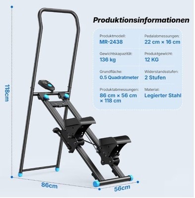 MERACH 2026 Stair Stepper für Home Gym Übung,Vertical Climber Maschine 
