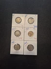 6 Vintage 1920&21 P and S Buffalo Nickels.  1 Beautiful AU Coin!!