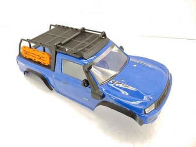 TRAXXAS TRX-4 TRAXX CLIP VERSION 1/10 4X4 RC CRAWLER BODY w/ ACCESSORIES BLUE