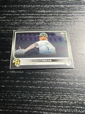 2022 Topps Chrome Roansy Contreras Auto RC RA-RCO Pirates Rookie Card Pirates. rookie card picture