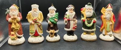 Vintage, Santa Collectibles, Poland, Russia, Austria, England, Belgium, Germany