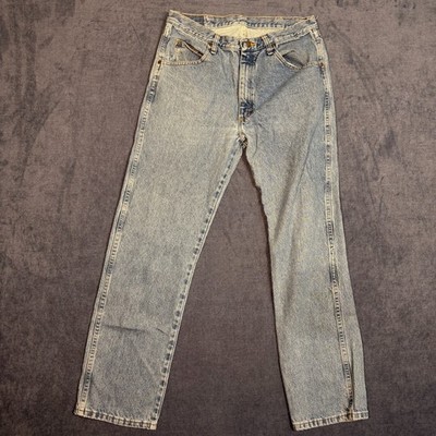 Wrangler Jeans Mens 34X32 Blue Five Star Premium Denim Regular Fit All Day Wear