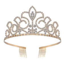 Bridal Accessories Wedding Tiaras for Bride Crown Headband Crystal Rhinestone