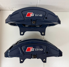 Original Audi A6 4G / A8 4H Bremssättel Pr.Nr. 1LL/1LF 356mm in dunkelblau