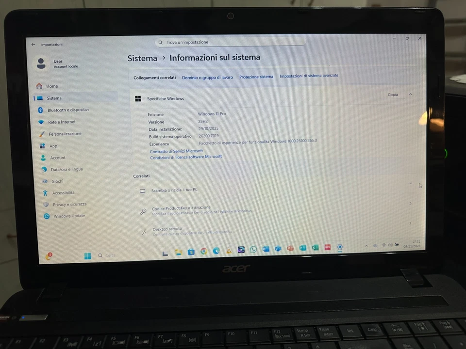 Notebook Acer Aspire E1-571-33124G50 Intel i3 SSD 120GB RAM 8GB HD Graphics 4000 - Immagine 4 di 4