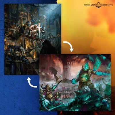 Warhammer 40k 2025 Ultramarines Hashut Art Print 10x8 Limited Edition Exclusive