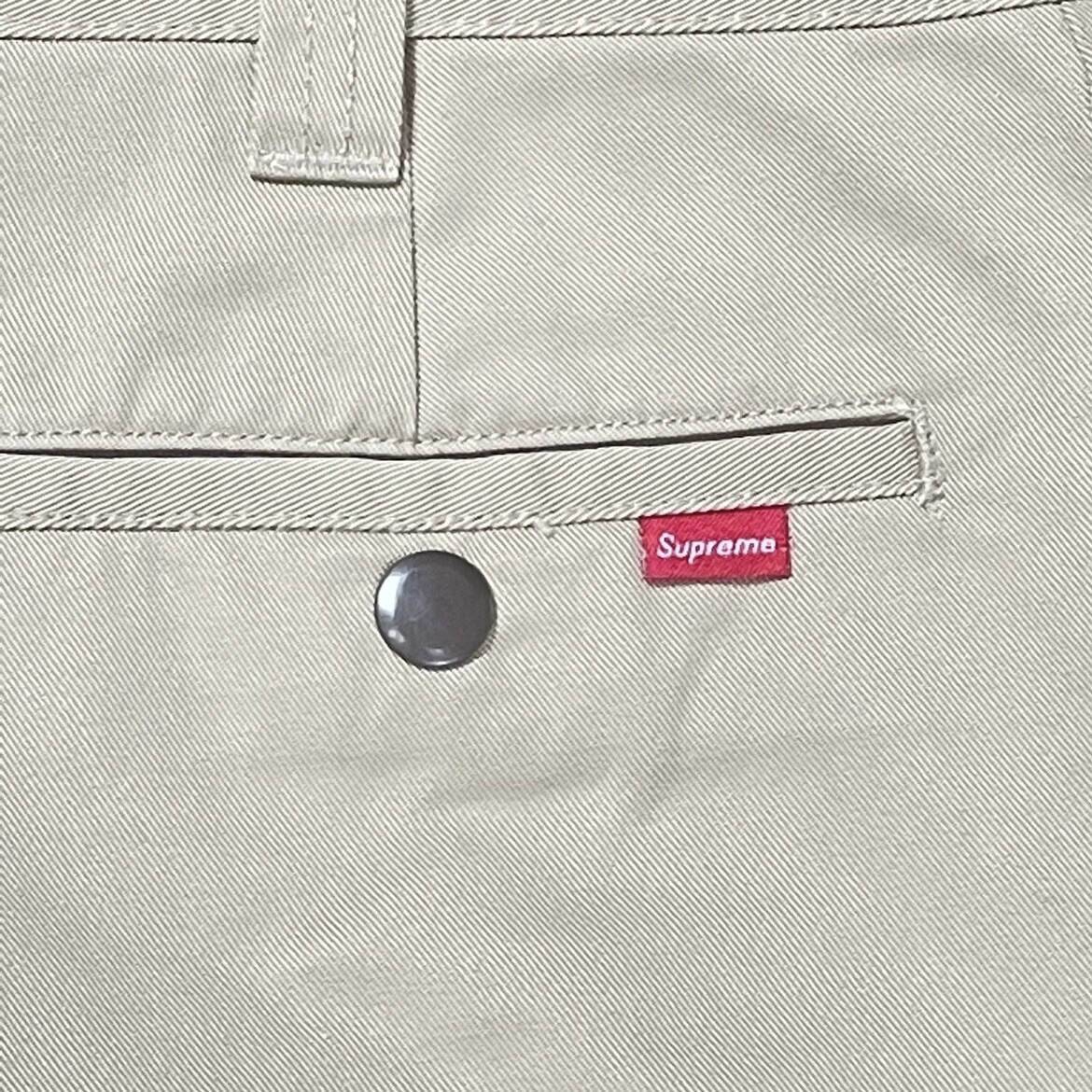 New Supreme 20SS • Mary Work Shorts • Khaki Size 32 • Rare