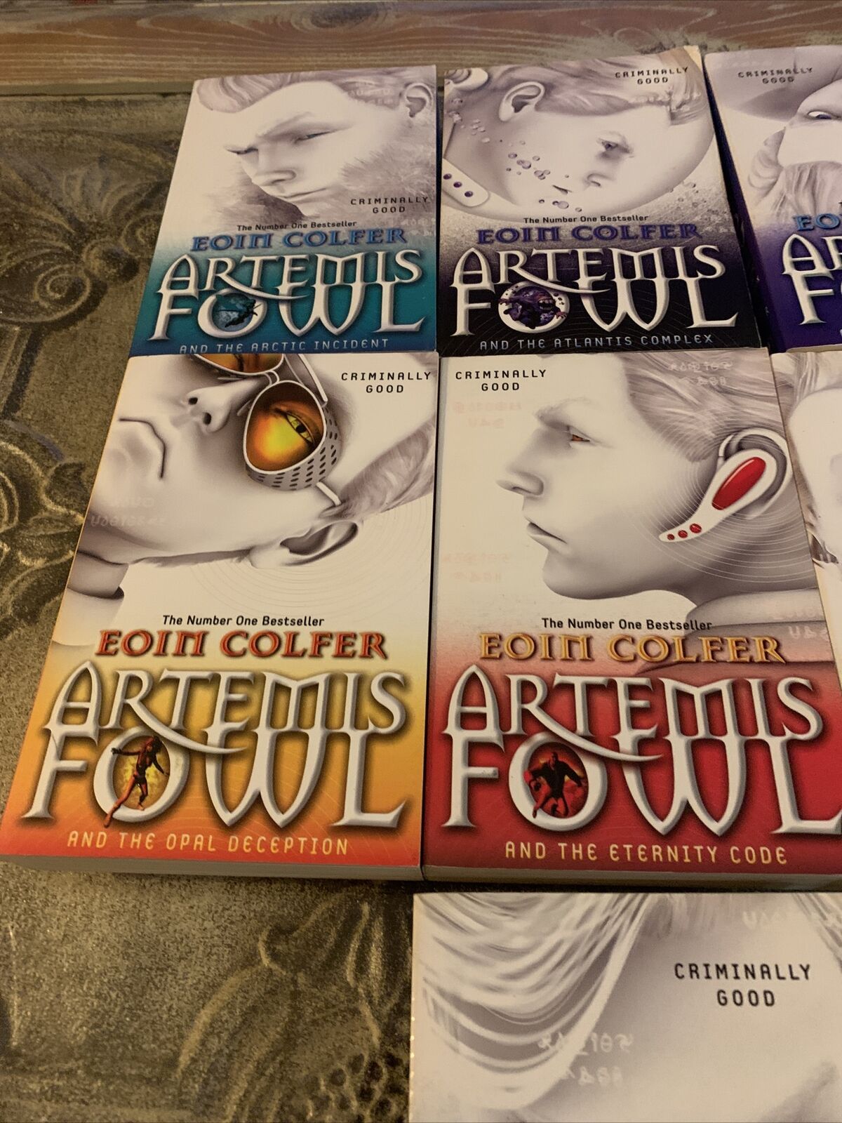 Artemis Fowl Lot of 7 Childrens Books by Eoin Colfer Matched Set 1-7