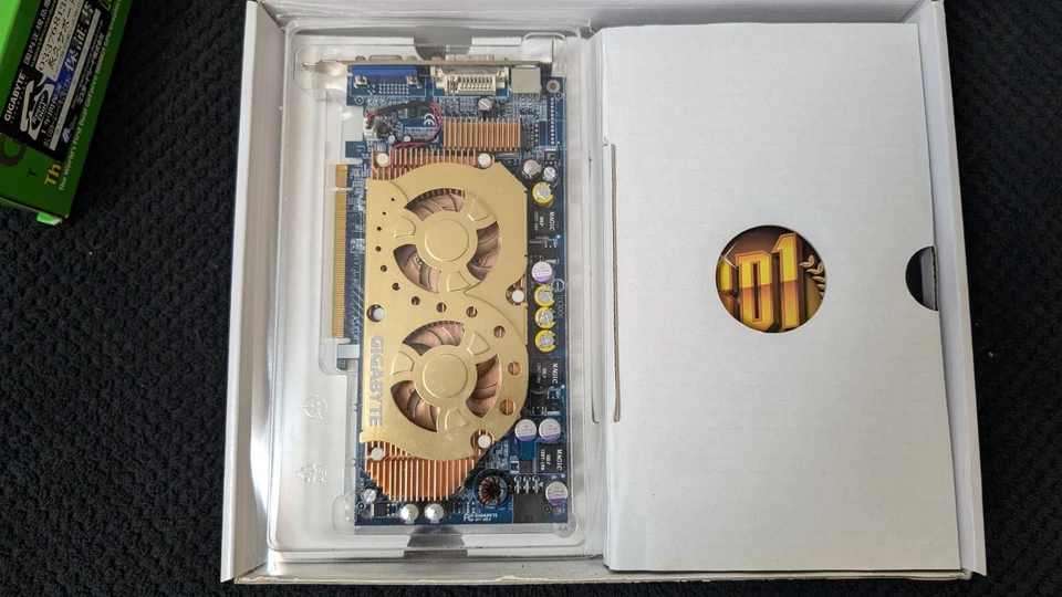 Gigabyte GV-3D1 GTX6600GT X2 SLI Dual GPU Graphics Card - Image 3 of 4