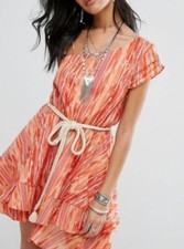 NEW FREE PEOPLE Heart Shaped Face Minidress NWT