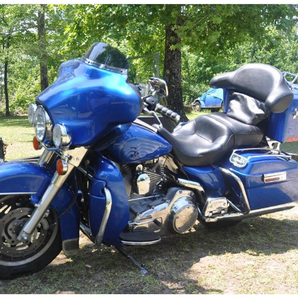 Стандартное классическое сиденье для 97–07 Harley Electra Glide водитель пассажирское от 2 до - Изображение 3 из 4