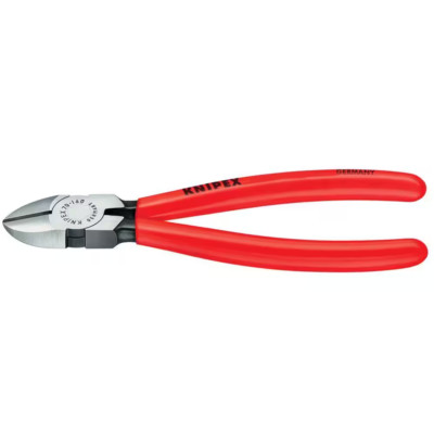KNIPEX Diagonal Cutters Heavy Duty Forged Steel 4-1/4 in w/ 62 HRC Cutting Edge