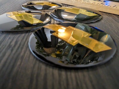 Central Wheel Caps BLACK CHEVROLET CHEVY Habcap 4pc