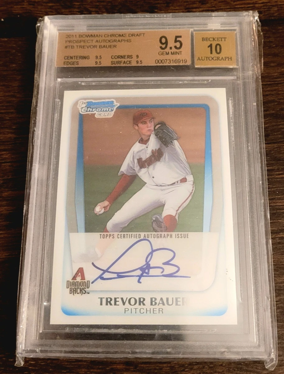 Trevor Bauer Baseball Sports Trading Cards & Accessories Rookie