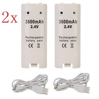 4pcs Charging Cable With 3600mah High Capacity Rechargeble Battery Wii Remote on sale 4pcs Charging Cable With 3600mah High Capacity Rechargeble Battery Wii Remote on sale