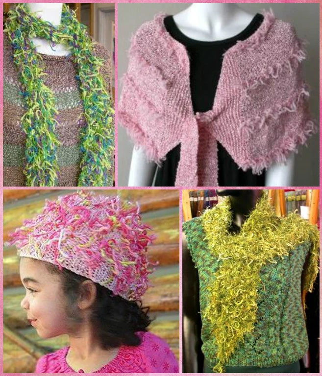 Crystal Palace Yarns Squiggle #9296 Firecracker - Red Orange Yellow CarryAlong! - Image 4 of 4